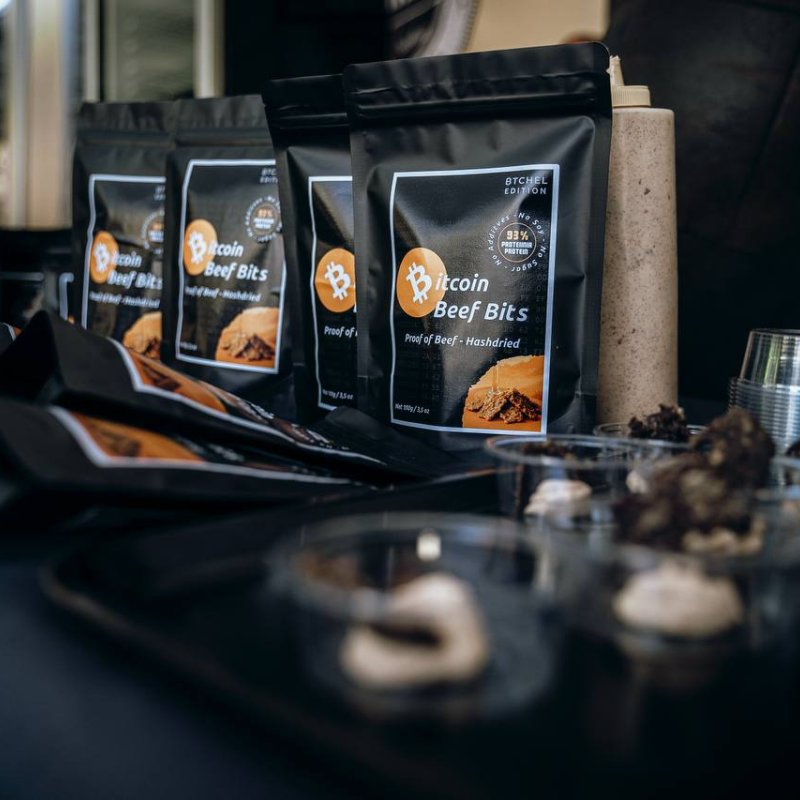 Bitcoin Beef Bit - Snacks de bœuf premium séchés et hachés