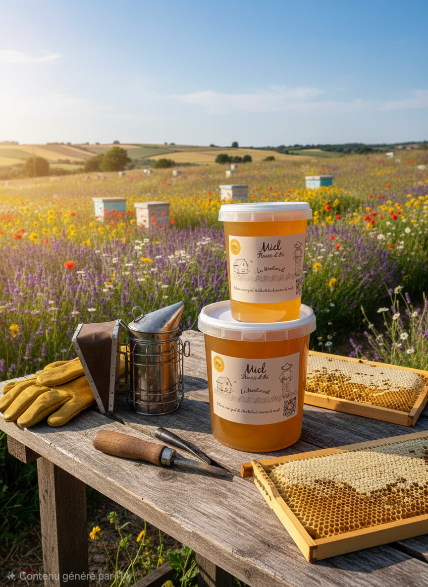 Le Montimiel - Miel toutes fleurs 1kg